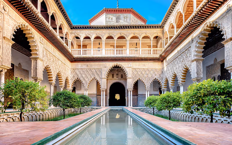 Patio de las Doncellas at the Royal Alcázar of Seville